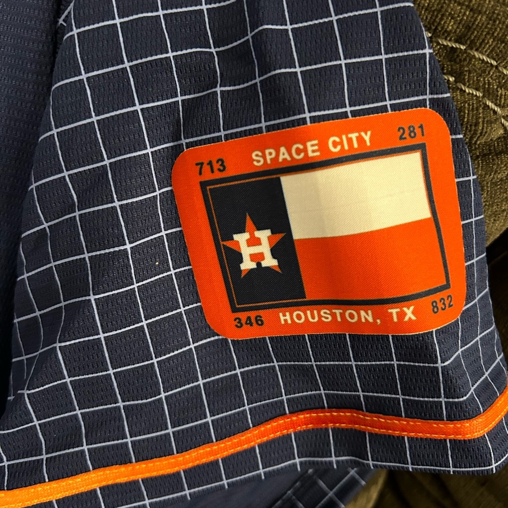 Nike Houston Astros City Connect Jersey Baseball MLB Space Men’s Sz: XL - Picture 6 of 7